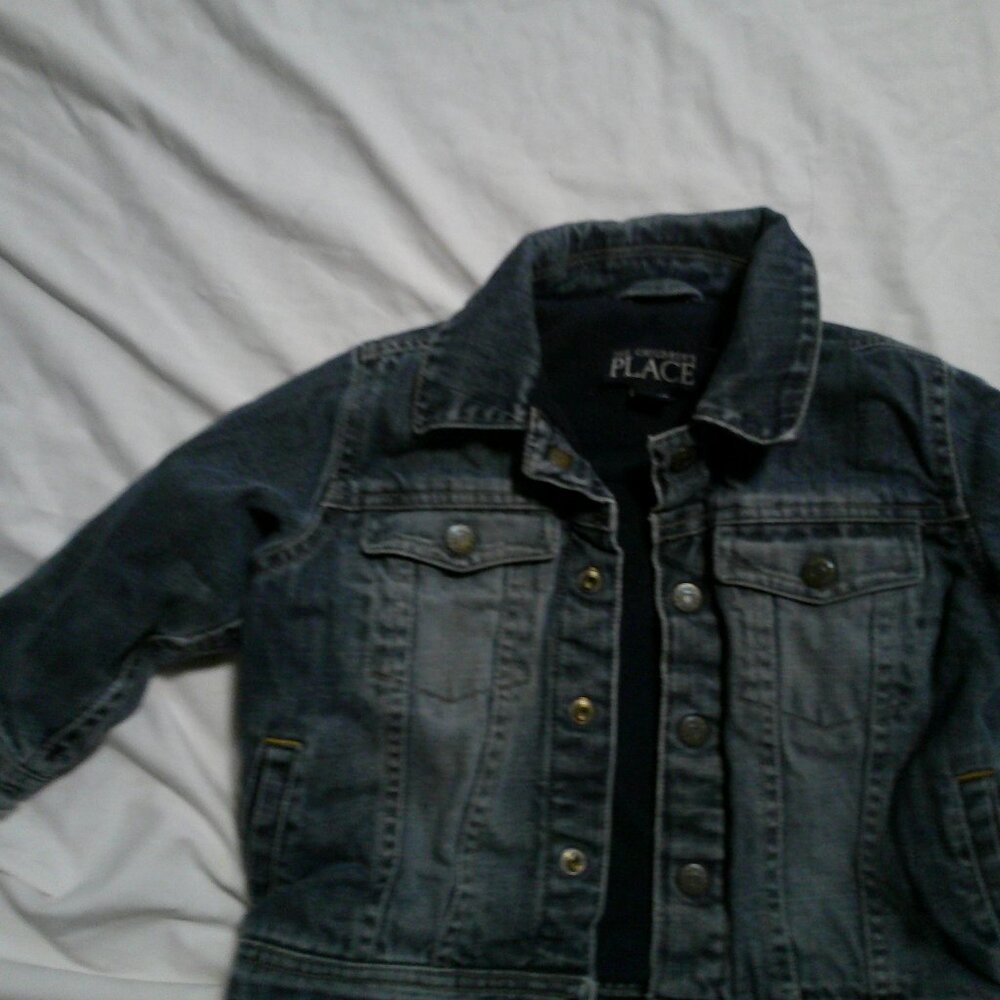 UNISEX JEAN JACKET FLEECE LINED 3 T CHILDS PLACE